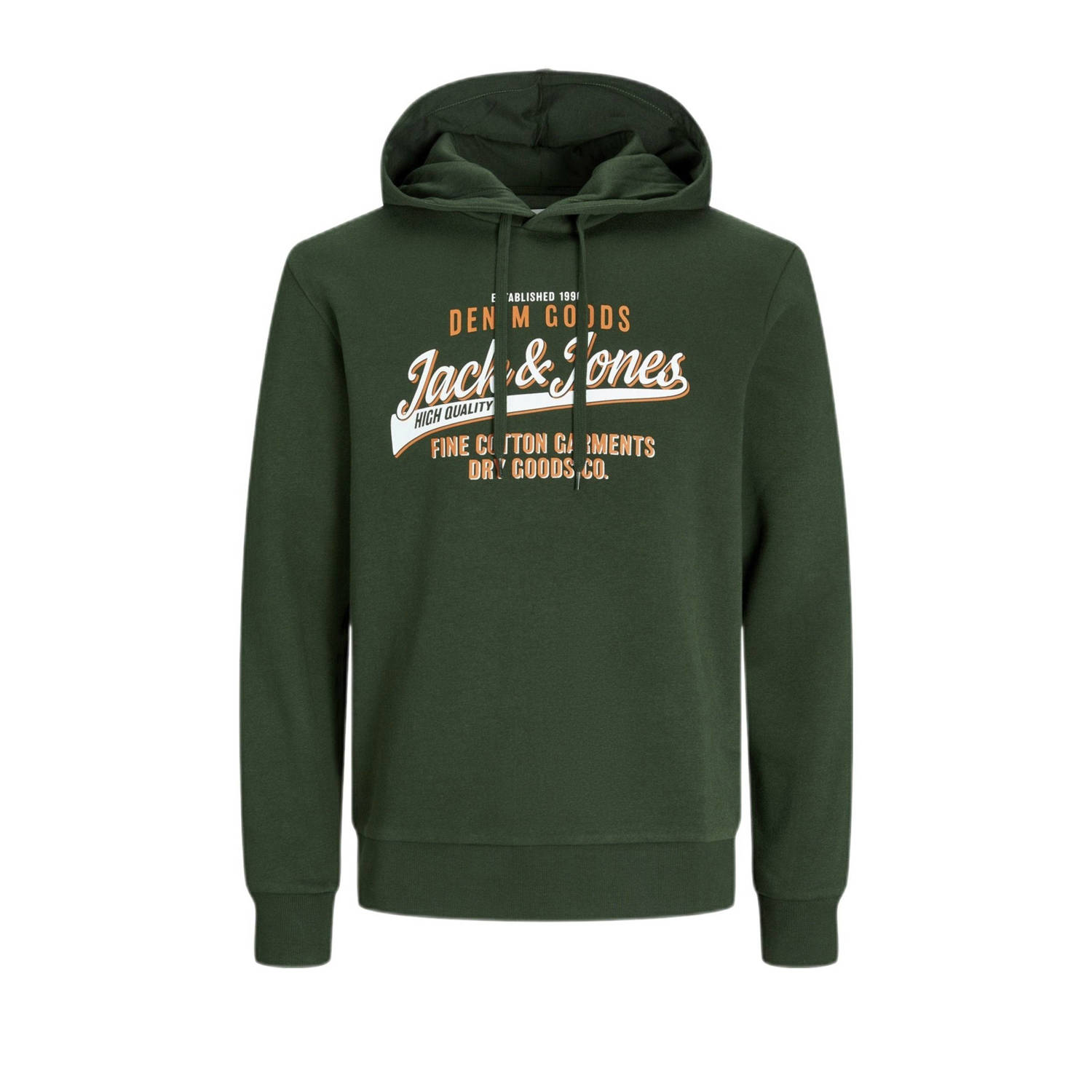 JACK & JONES ESSENTIALS hoodie donkergroen