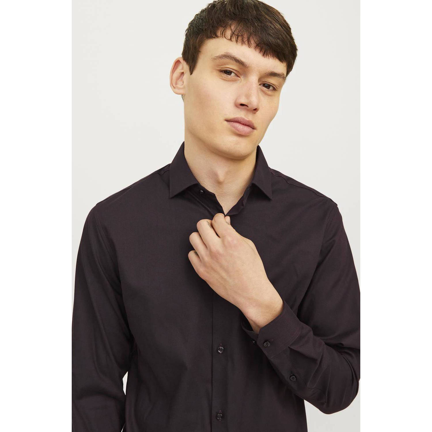 JACK & JONES PREMIUM slim fit overhemd JPRBLAPARKER