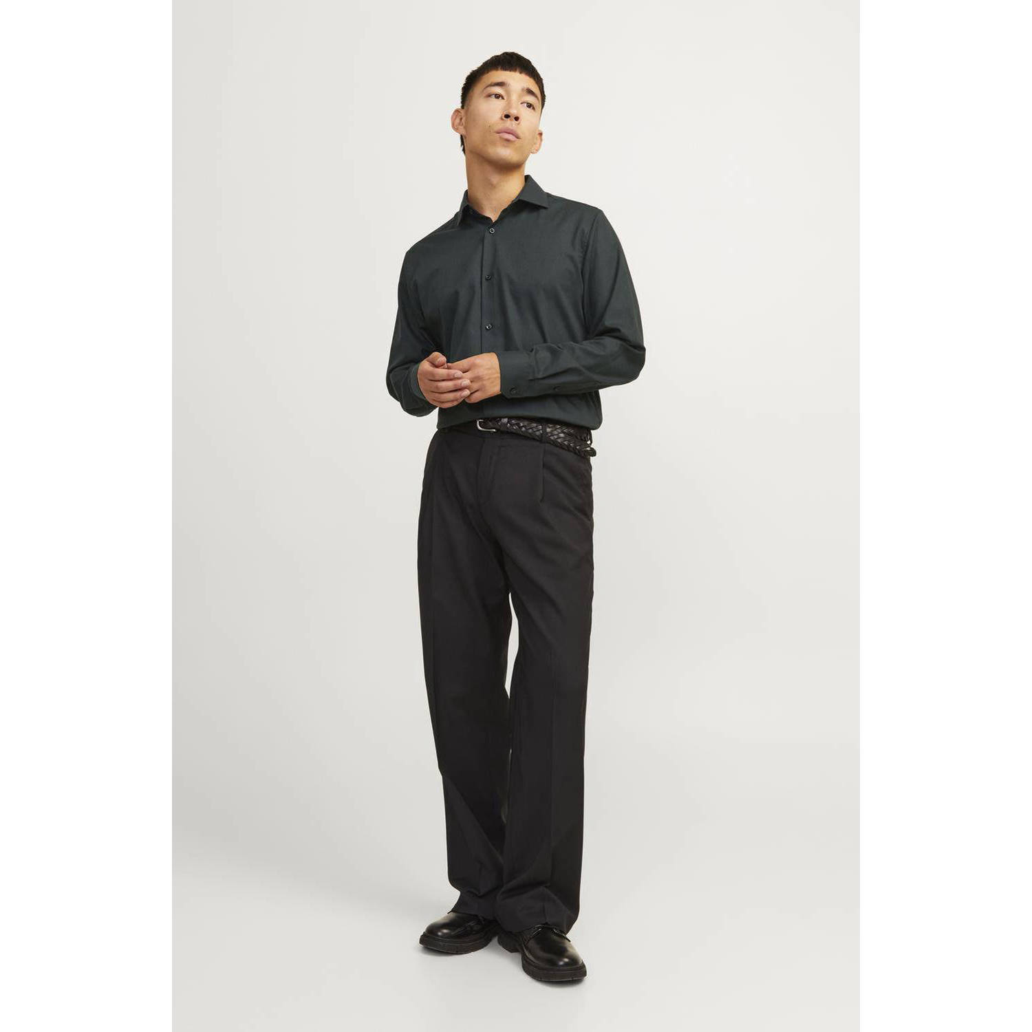 JACK & JONES ESSENTIALS slim fit overhemd JPRBLAPARKER
