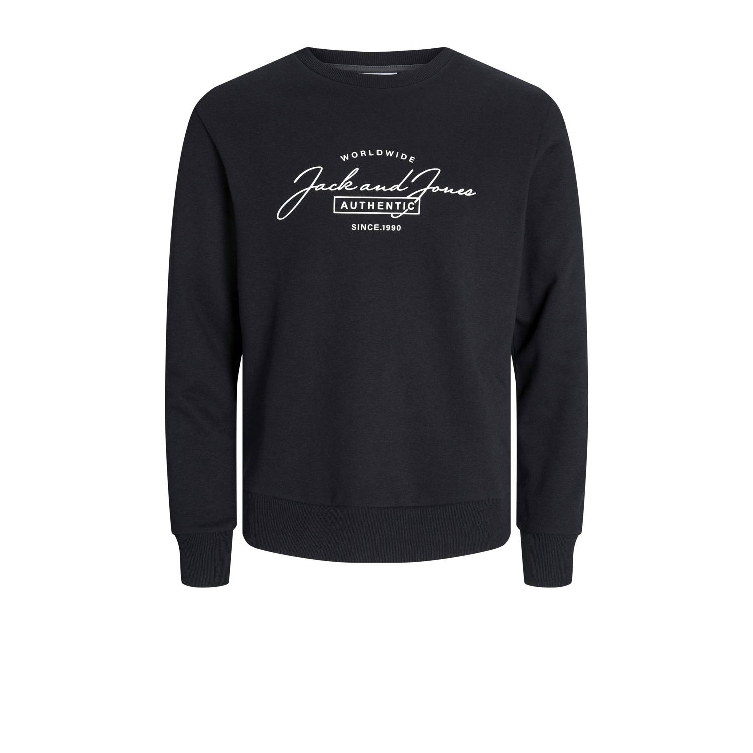 Jack & jones Sweatshirt met labelprint model 'FERRIS'