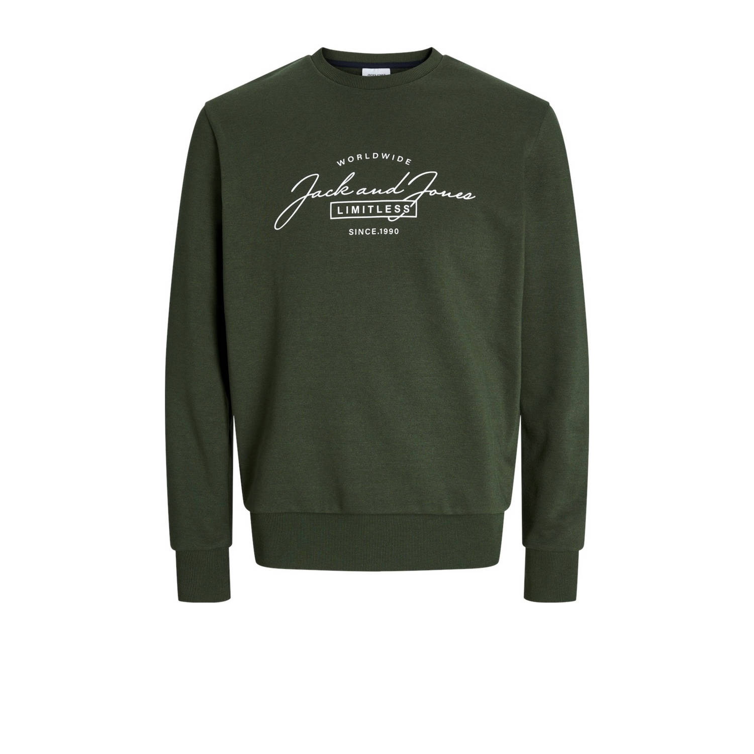 Jack & jones Sweatshirt met labelprint model 'FERRIS'