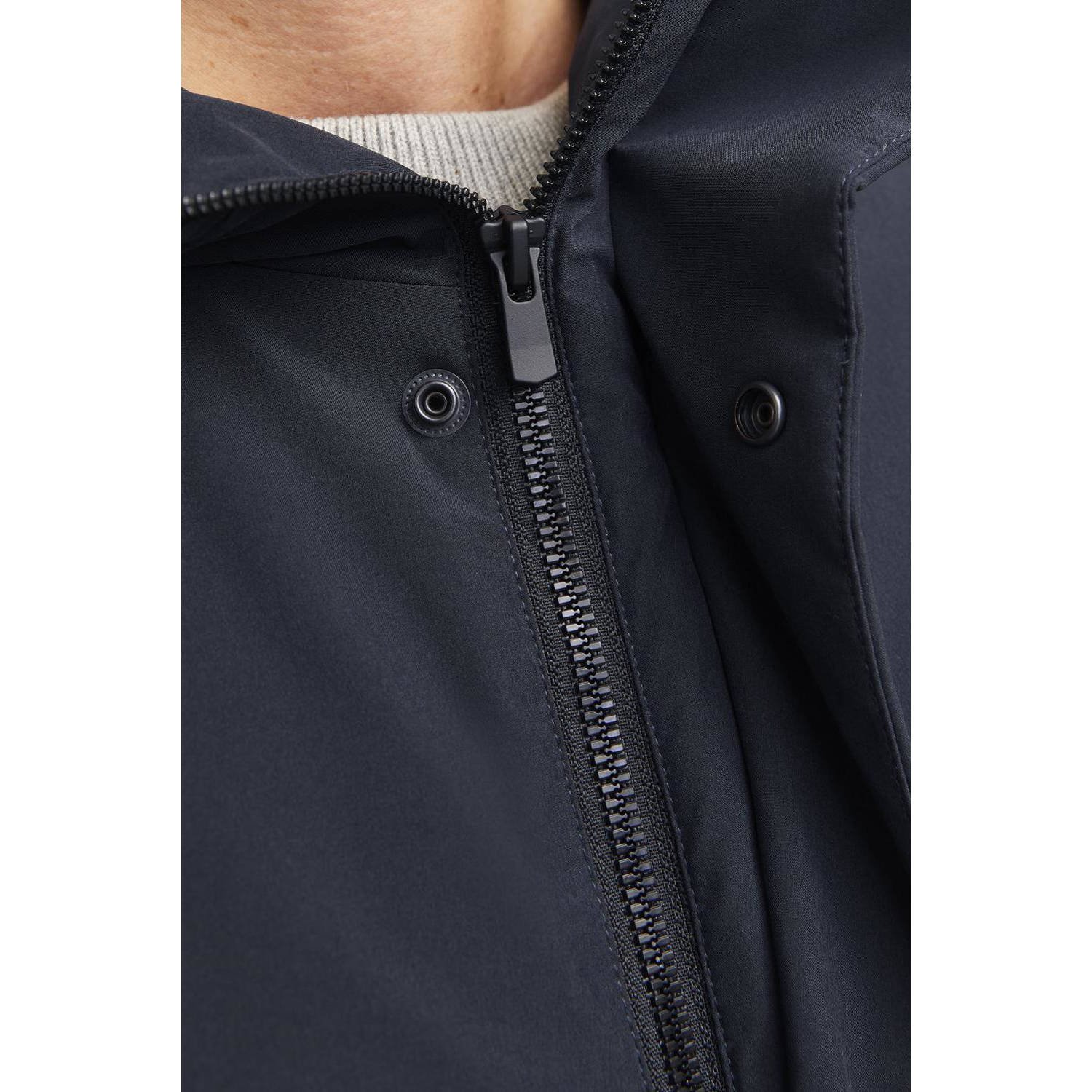 JACK & JONES ESSENTIALS gewatteerde jas JJEKEEN donkerblauw