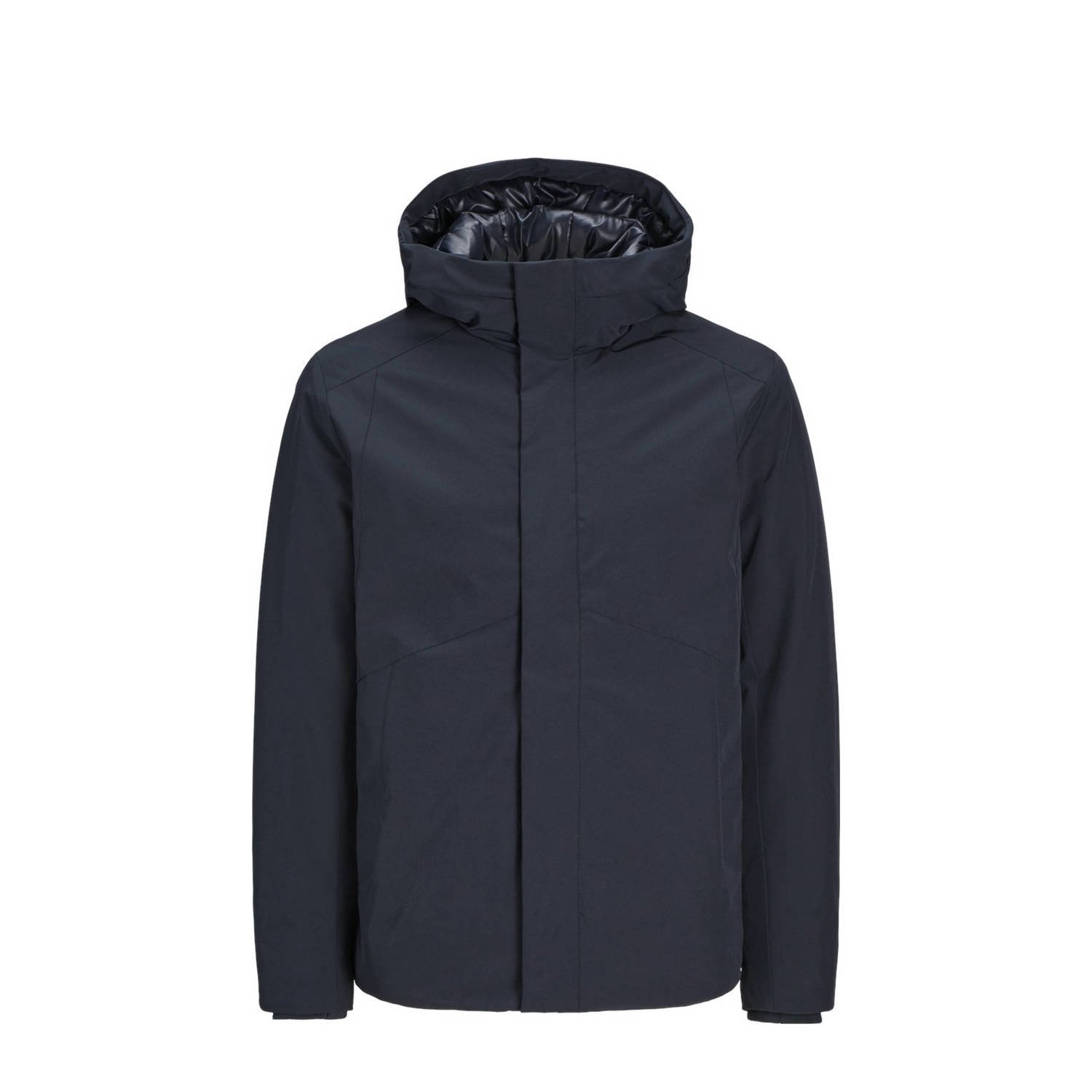 Jack & jones Stijlvolle Overgangsjas met Capuchon Blue Heren