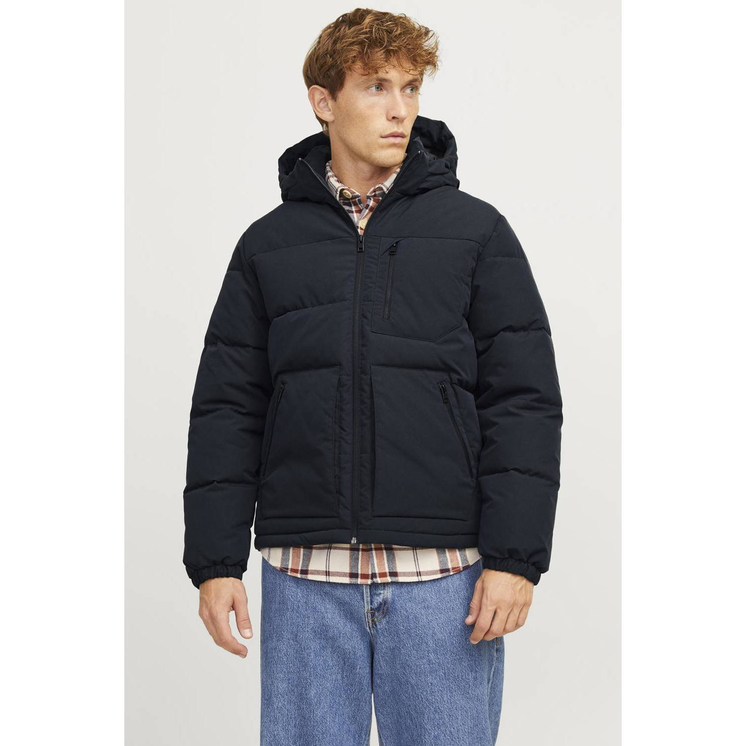 JACK & JONES ESSENTIALS gewatteerde jas JJEOTTO