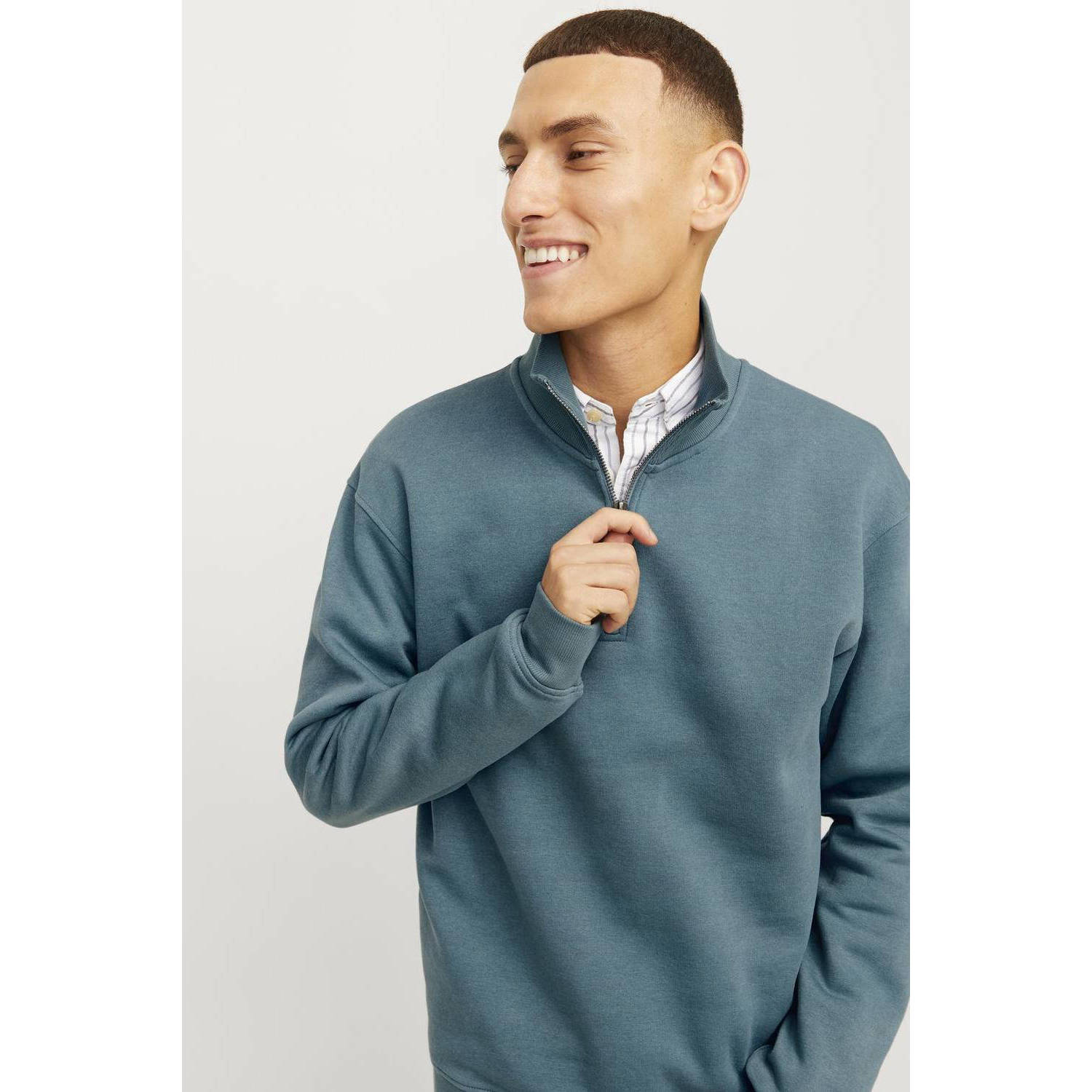JACK & JONES ESSENTIALS sweater blauw