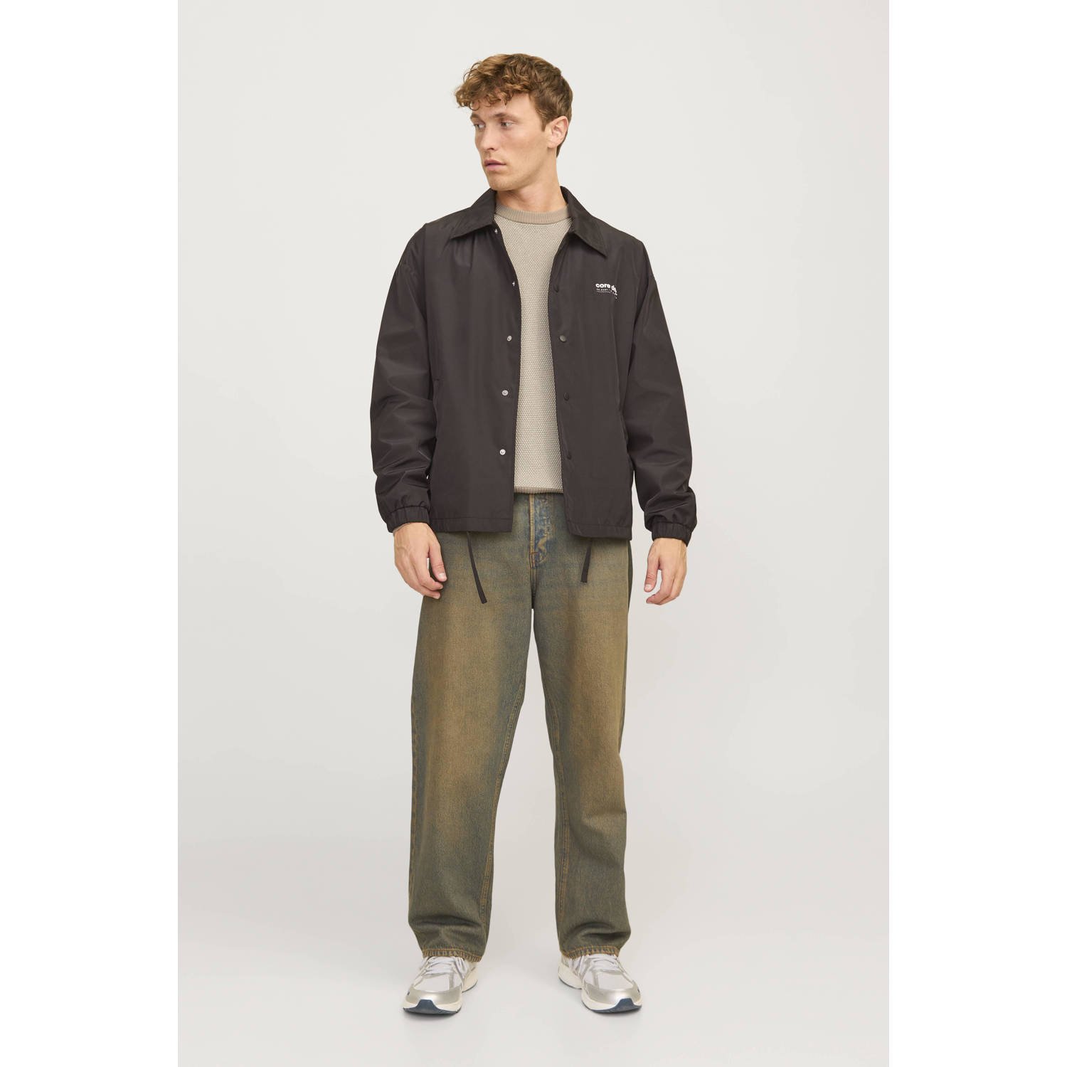 Jack & Jones Trui met ronde hals JJEGLOBE KNIT CREW NECK NOOS