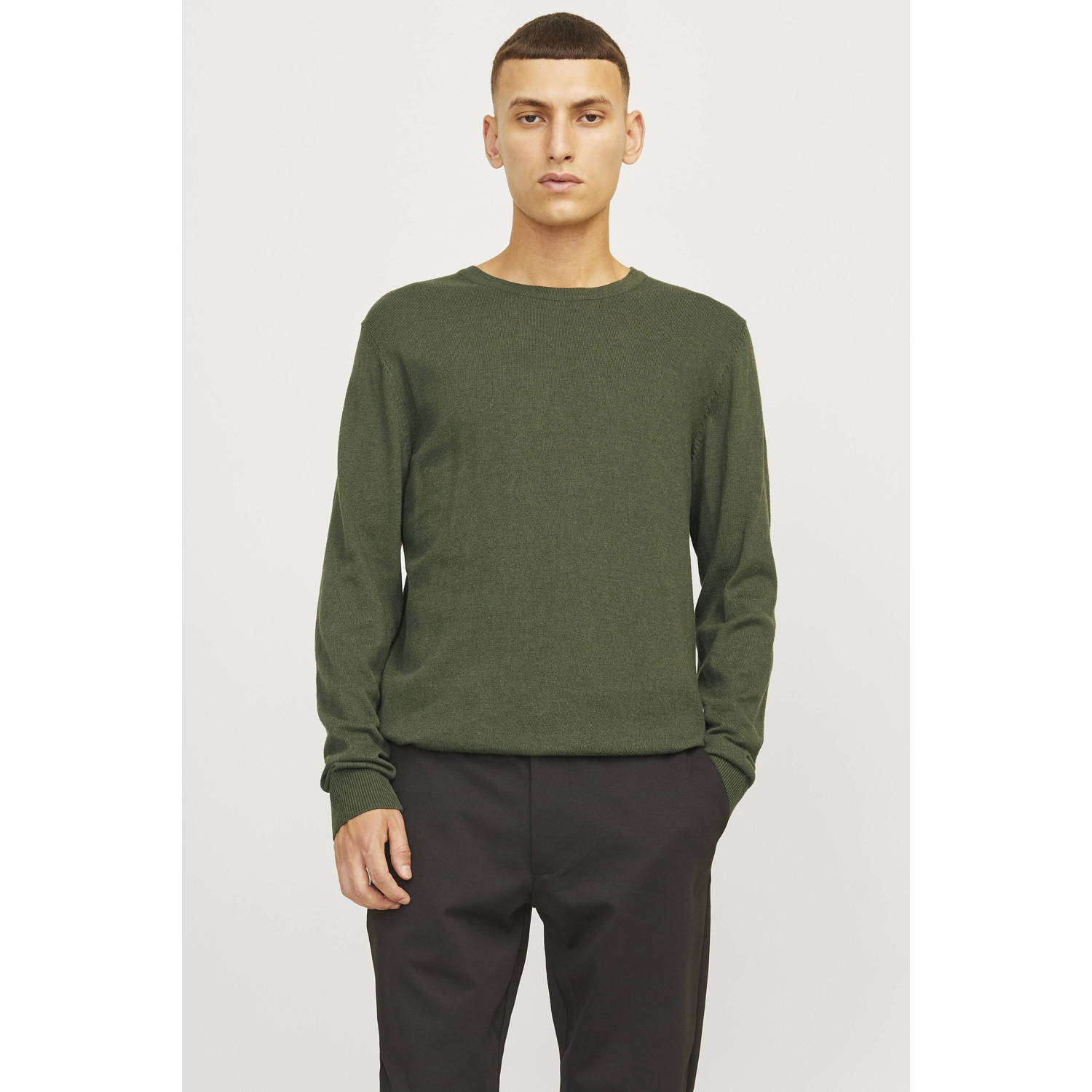 Jack & Jones Gebreide trui JJEEMIL KNIT CREW NECK NOOS