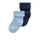 Noppies baby sokken - lichtblauw/donkerblauw (set van 2)
