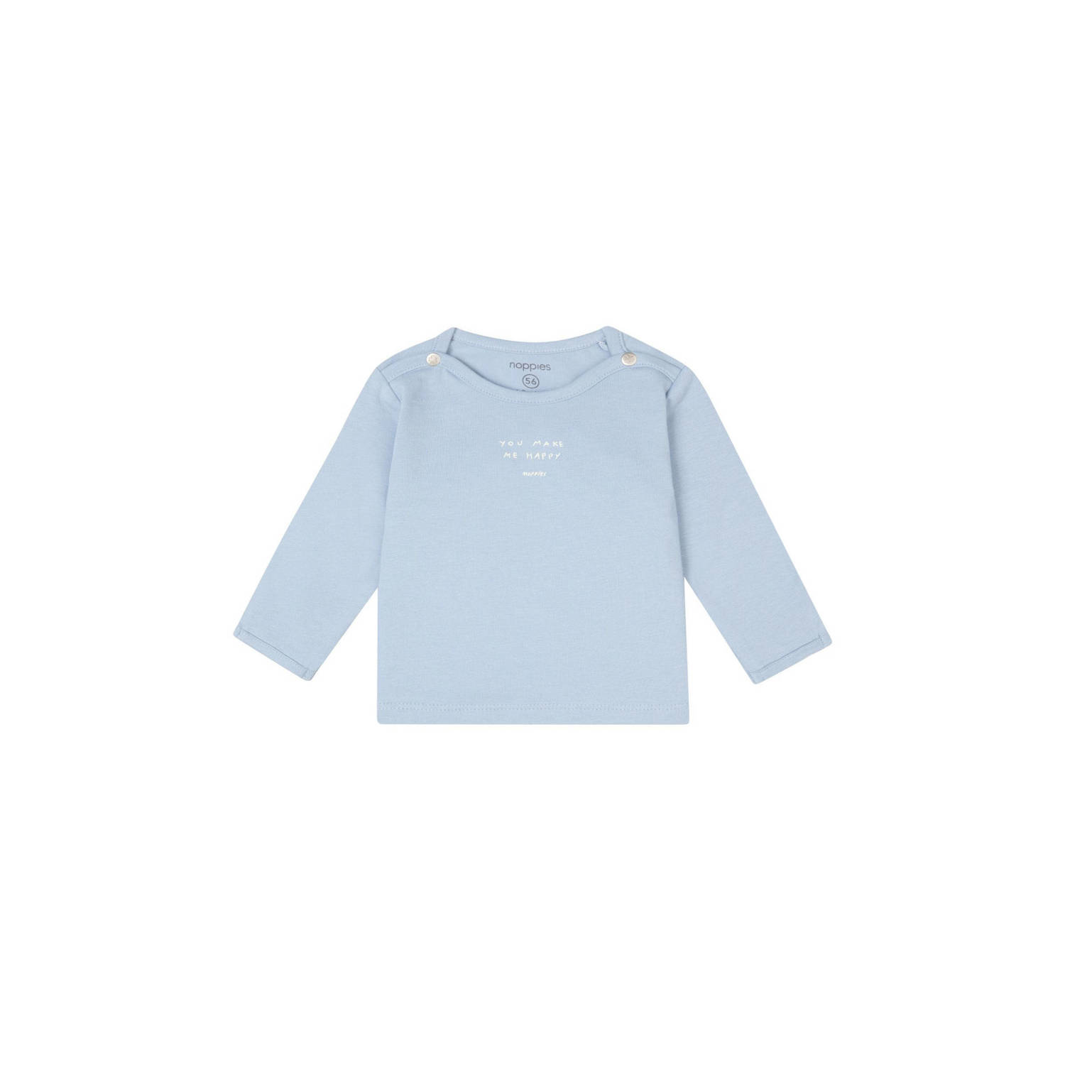 Noppies baby longsleeve lichtblauw