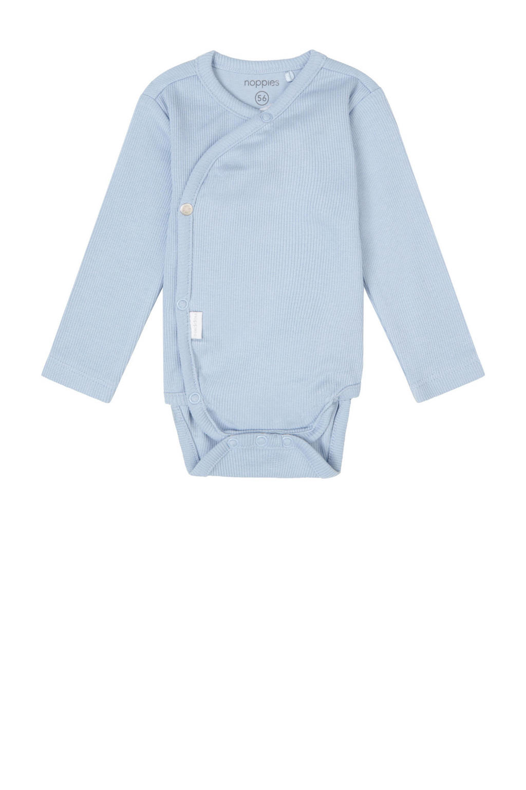 Noppies baby romper Narellan lichtblauw