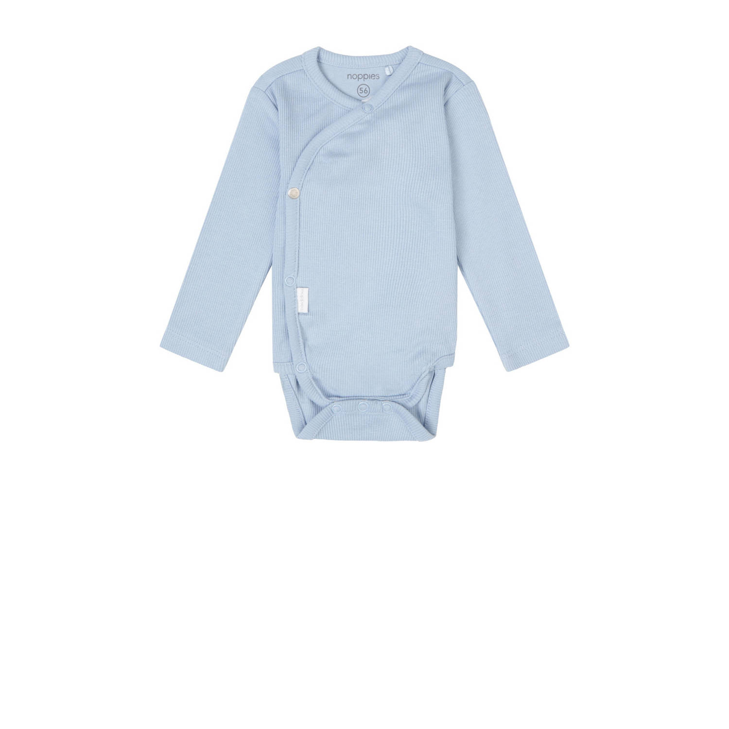 Noppies baby romper Narellan lichtblauw