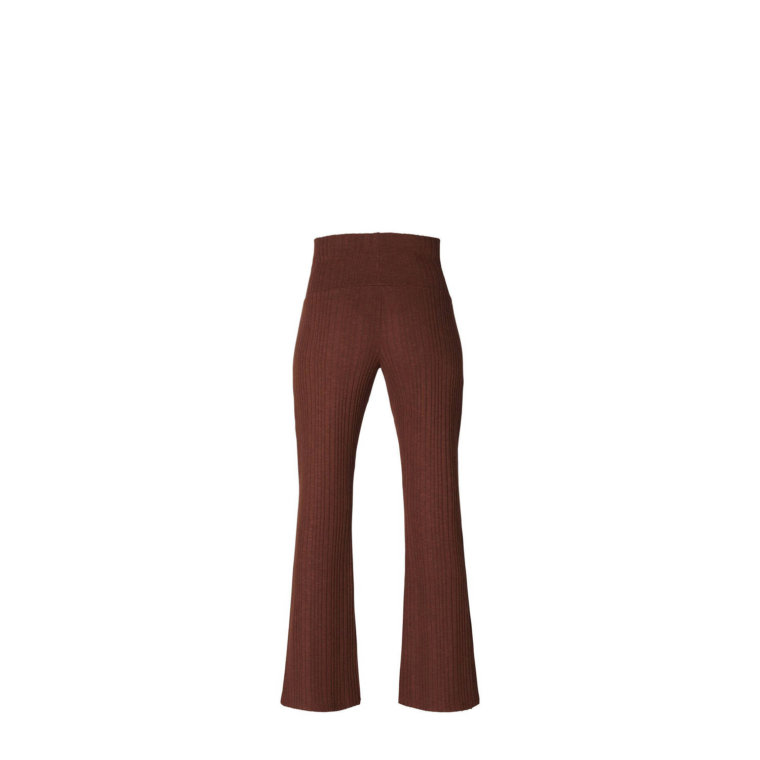 Noppies maternity high waist wide leg zwangerschapsbroek Inari bruin