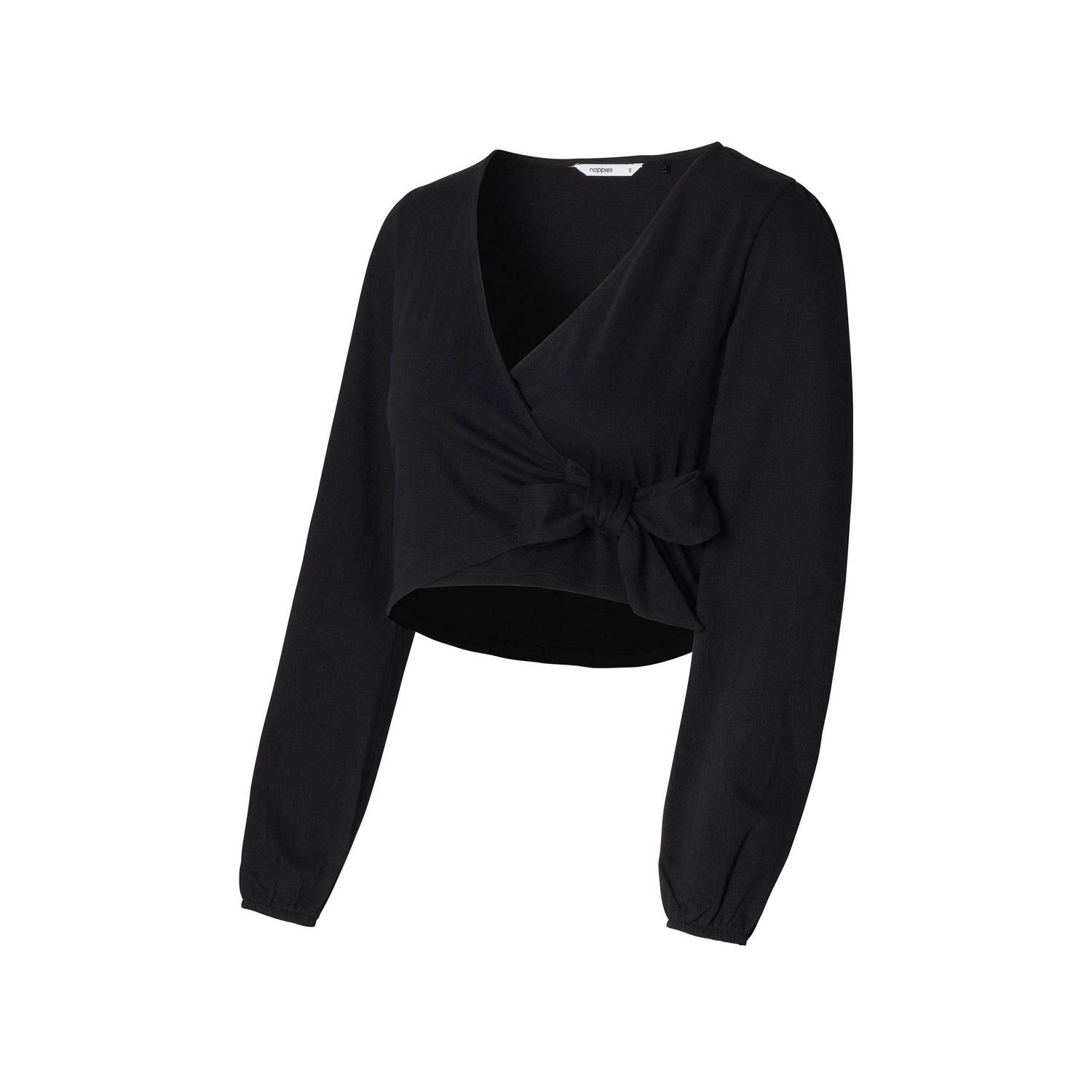 Noppies maternity overslagtop zwart