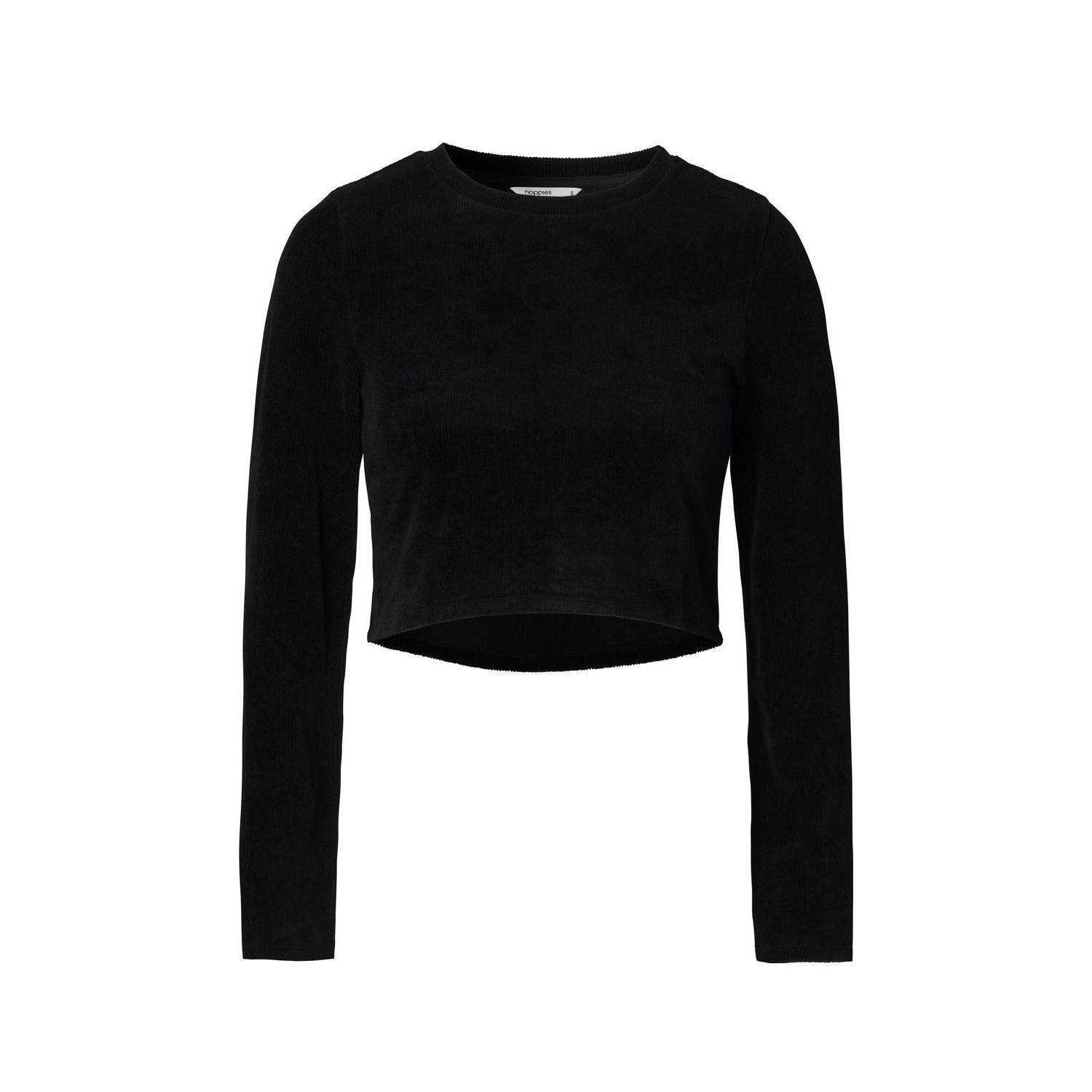 Noppies maternity cropped top zwart