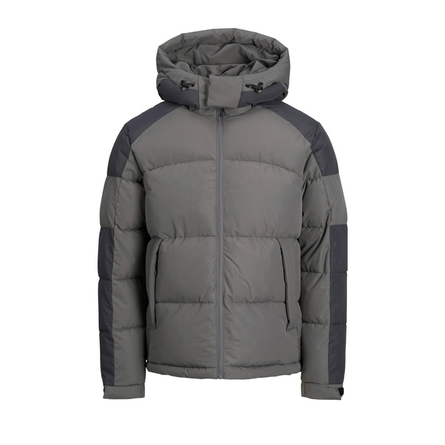 JACK & JONES PLUS SIZE gewatteerde jas JCOAERO Plus Size grijs