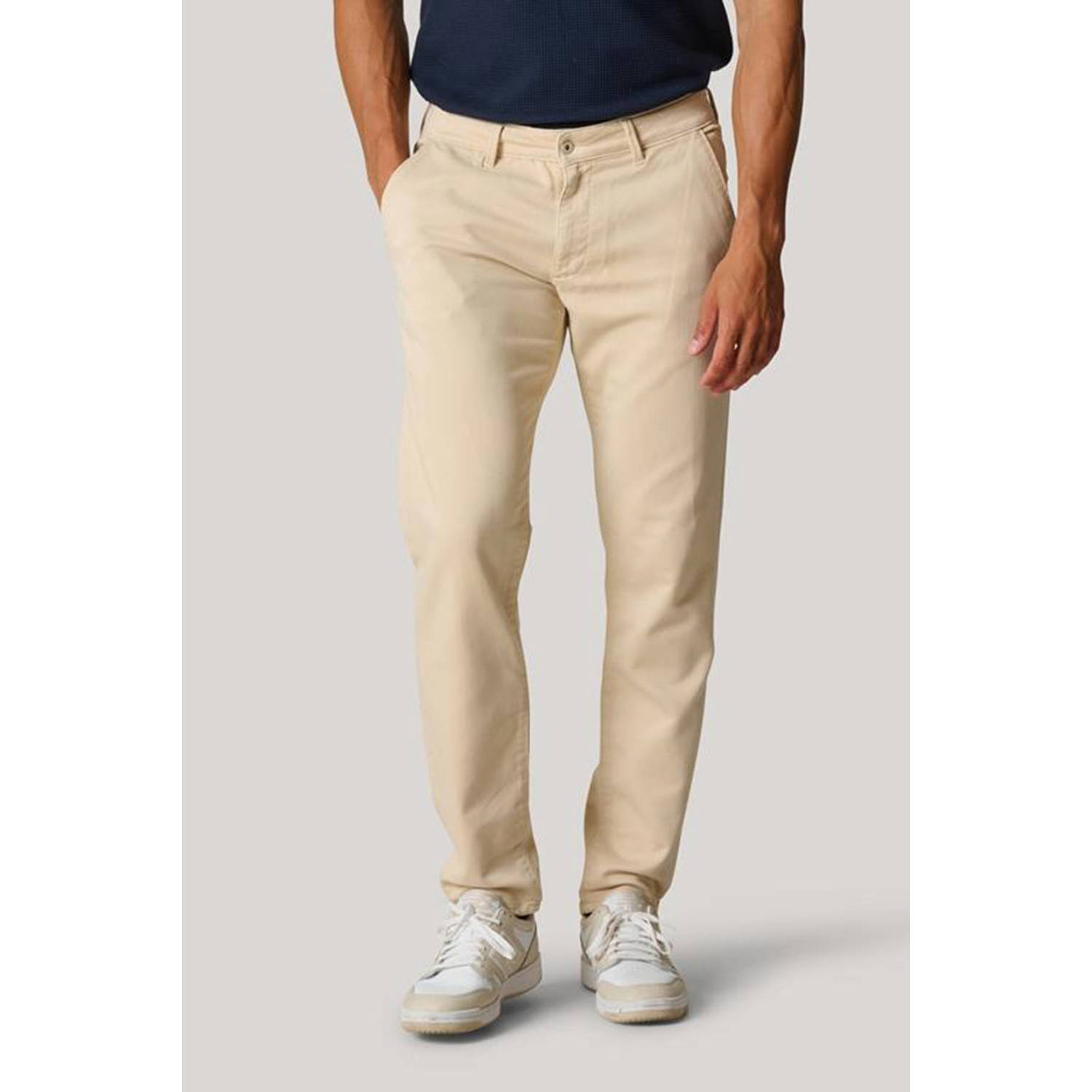 Shoeby regular fit chino zand