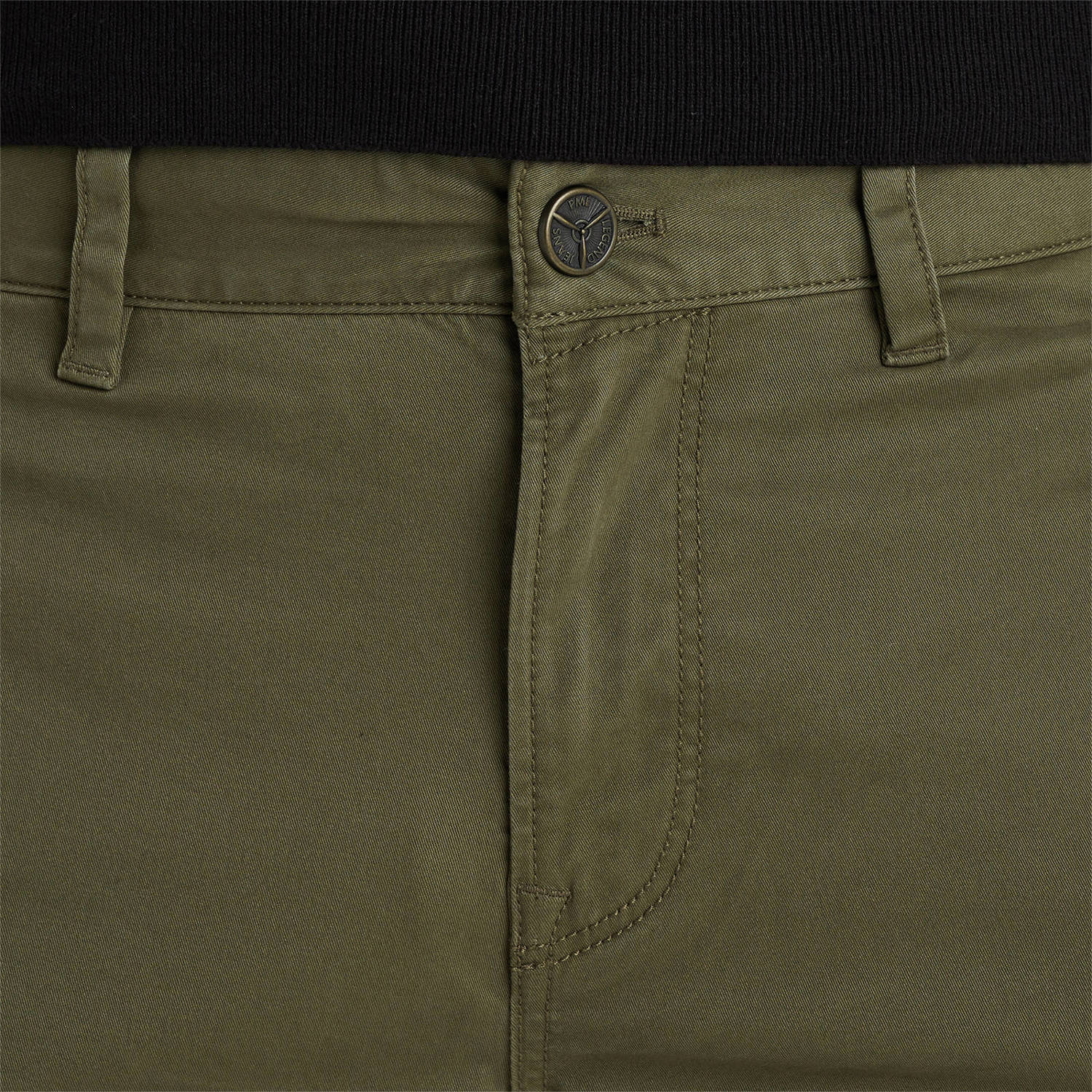 PME Legend relaxed fit chino American Classic donkergroen