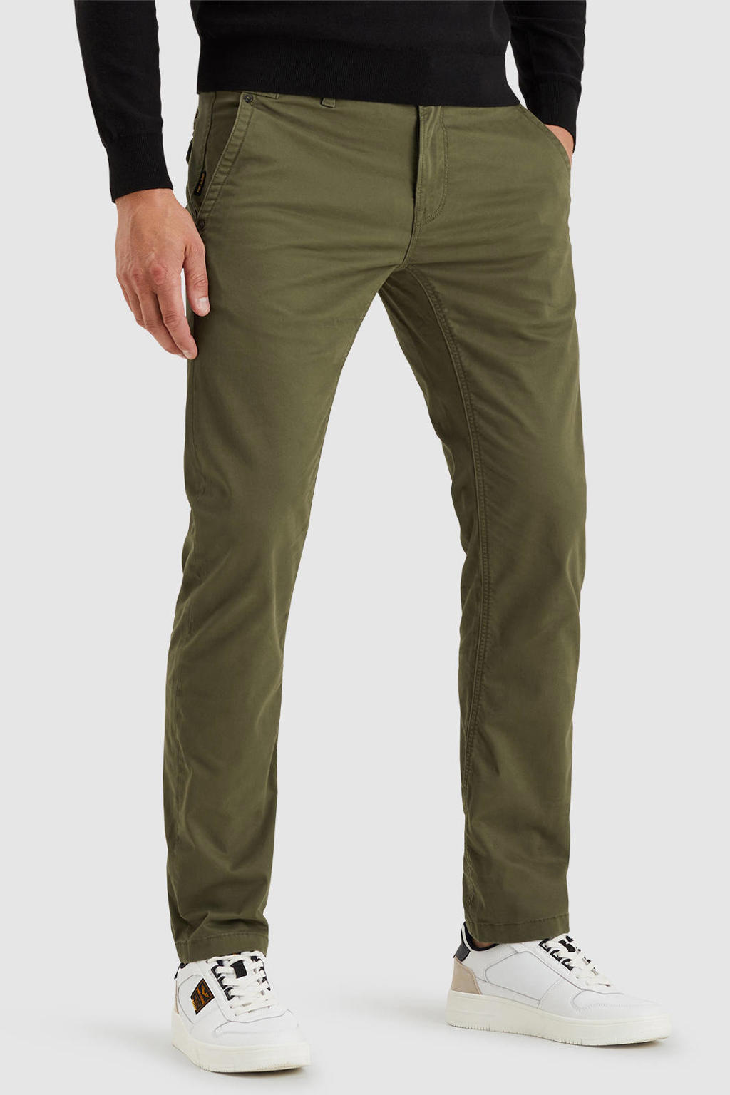 PME Legend relaxed fit chino American Classic donkergroen