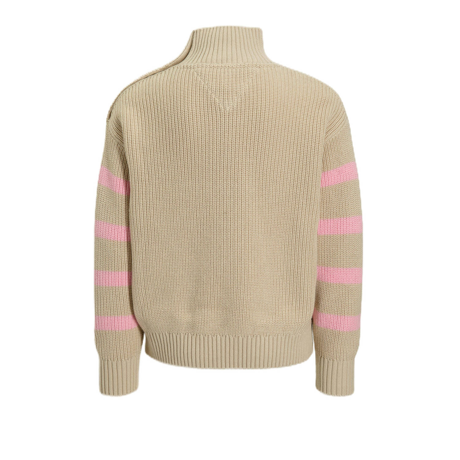 Tommy Hilfiger coltrui beige gebreid