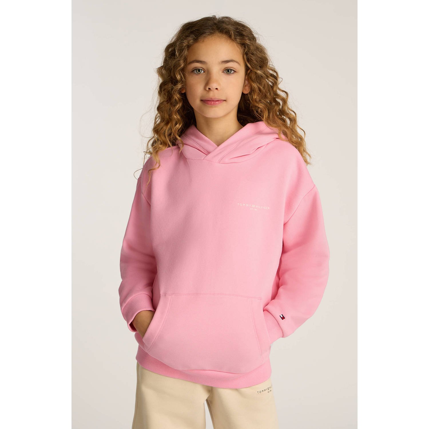 Tommy Hilfiger hoodie roze