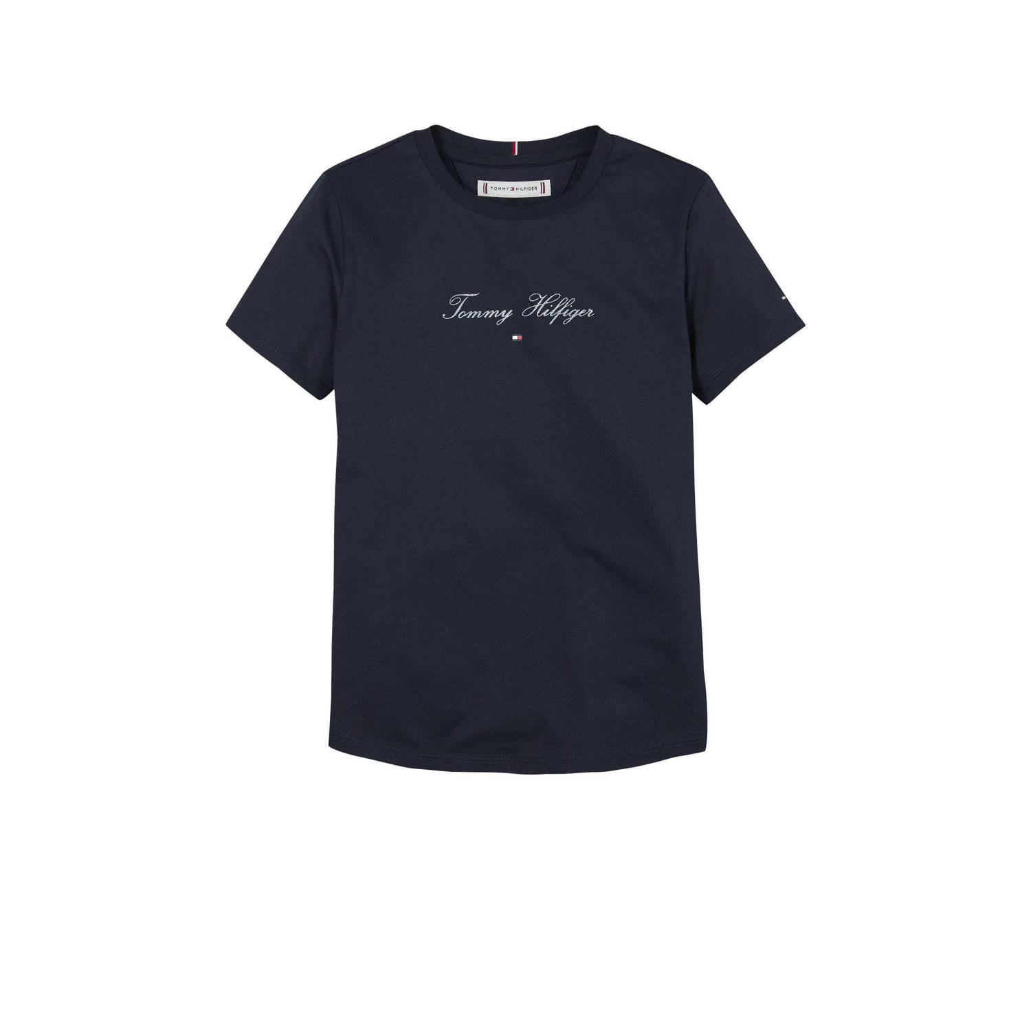 Tommy Hilfiger T-shirt met glinsterend opschrift