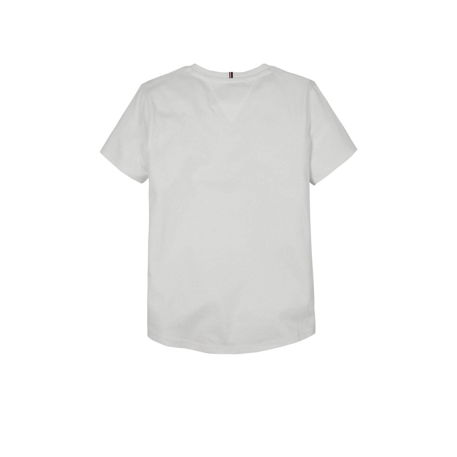 Tommy Hilfiger T-shirt wit met lurex
