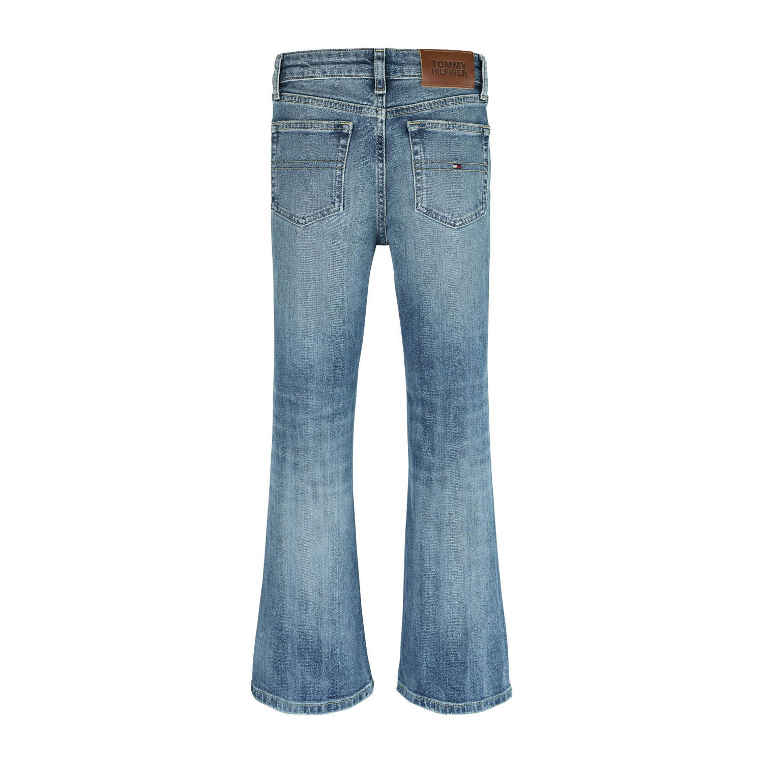 Tommy Hilfiger regular waist flared jeans medium blue denim