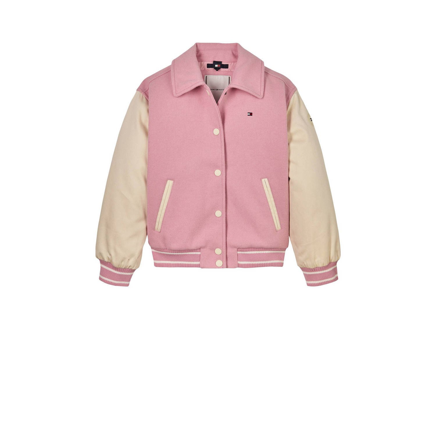 Tommy Hilfiger baseball jacket roze