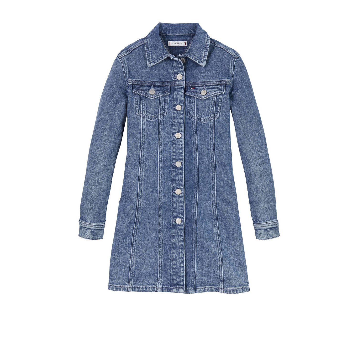 Tommy Hilfiger spijkerjurk medium blue denim