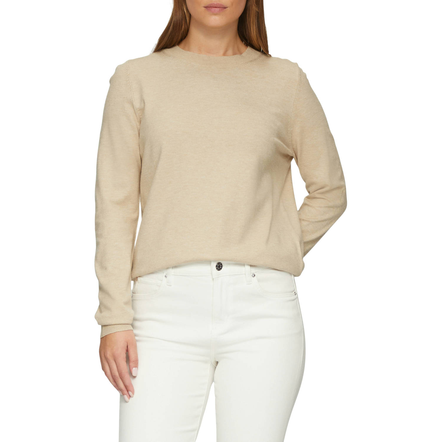 s.Oliver fijngebrede trui beige