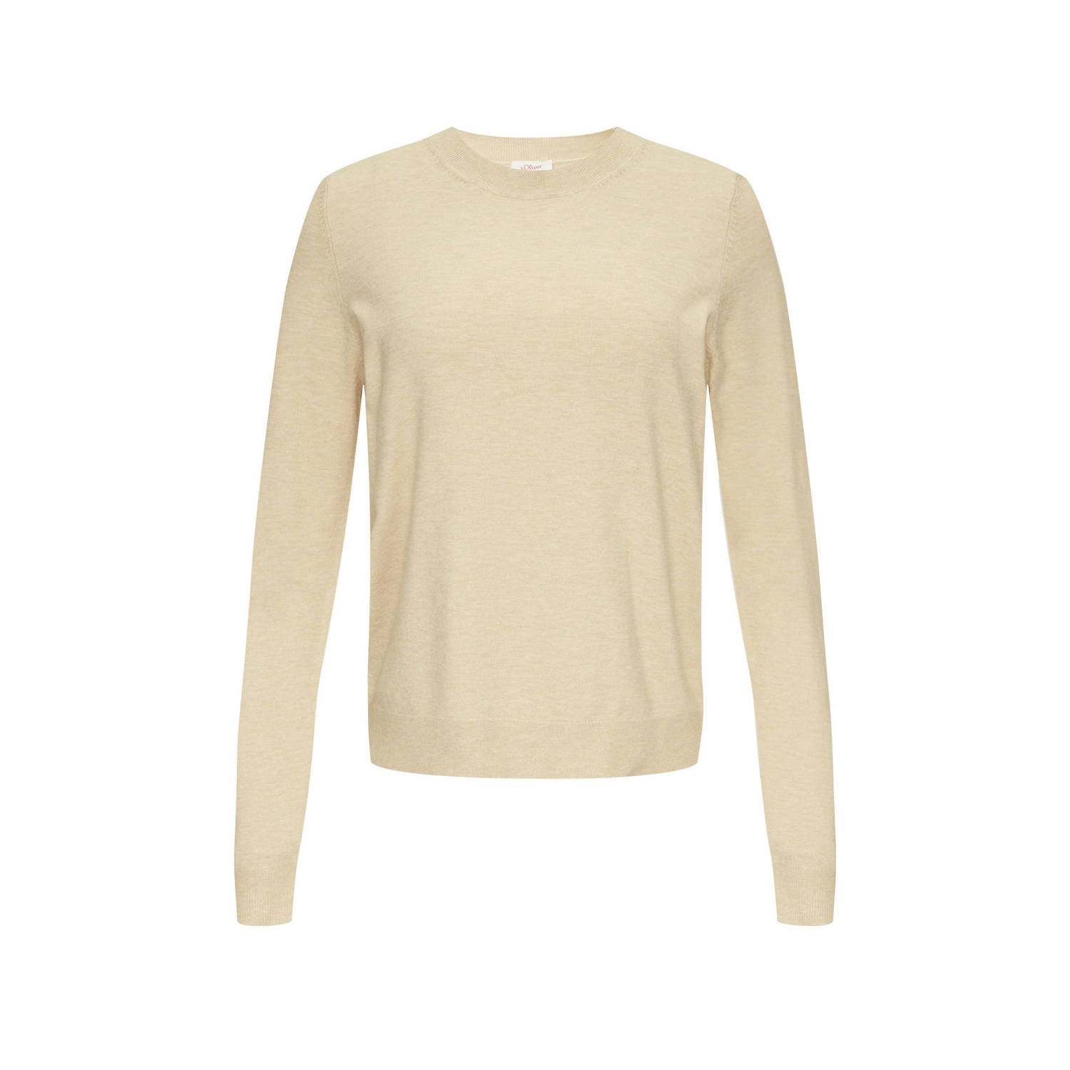s.Oliver fijngebrede trui beige