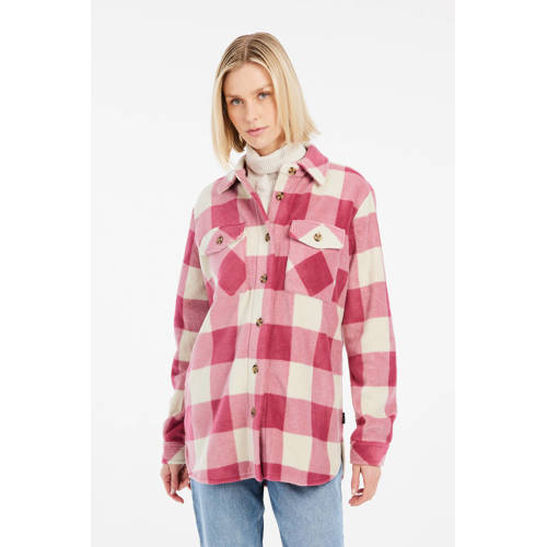 Protest shacket fleece Salt roze afbeelding