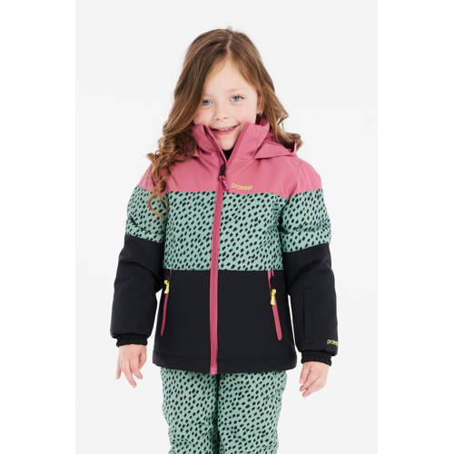 Protest ski-jas Fancy TD oudroze/groen/zwart afbeelding