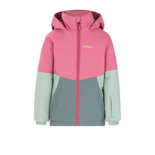 Protest ski-jas Linny TD roze/groen afbeelding