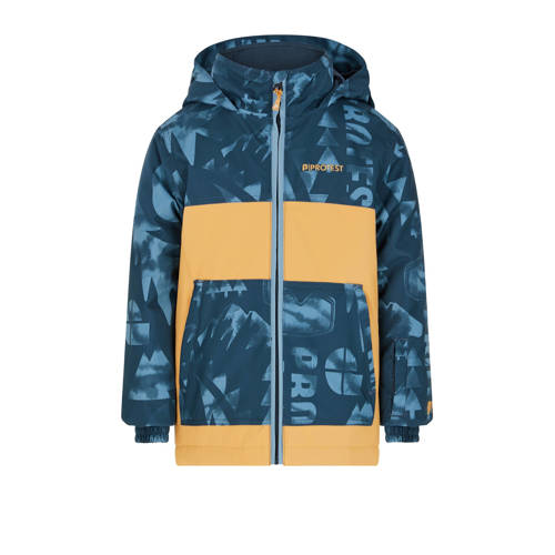 Protest ski-jas Trick TD blauw/camel afbeelding