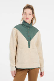 thumbnail: Protest outdoor sweater Cyber beige/groen
