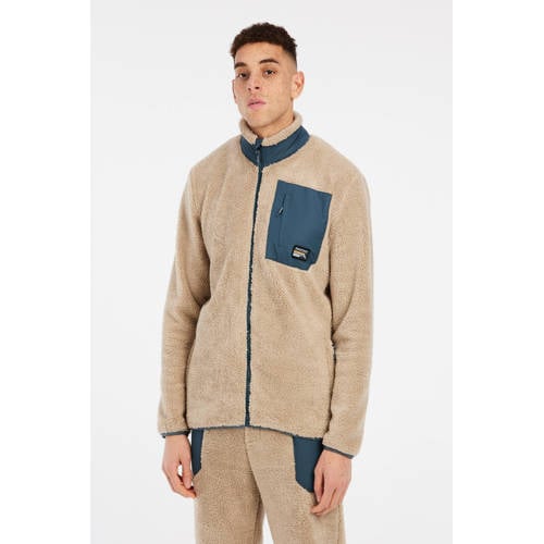 Protest fleecevest Load beige/petrol afbeelding