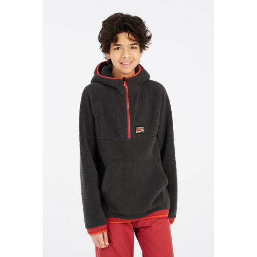 Protest hoodie fleece PRT CULT JR antraciet afbeelding