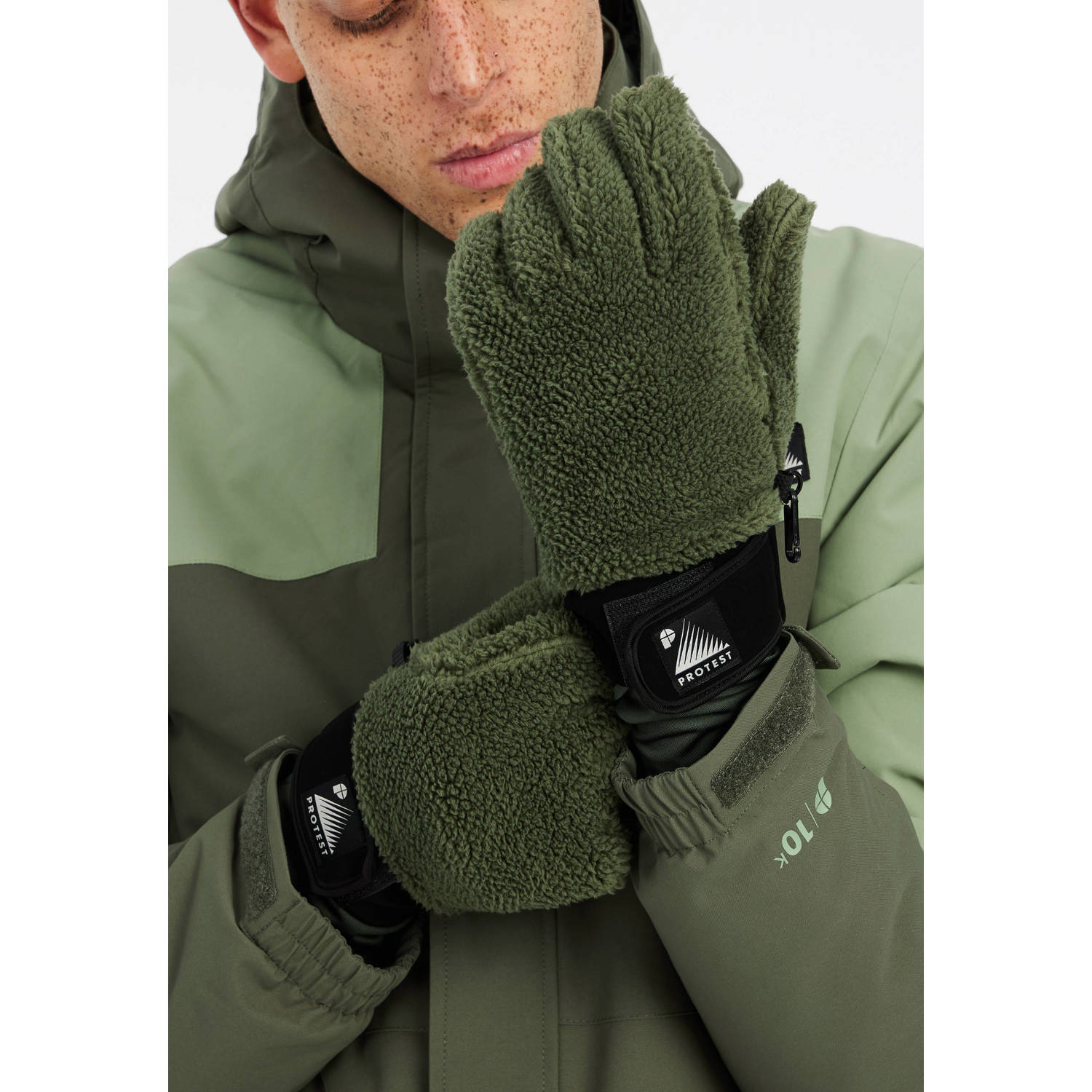 Protest handschoenen groen