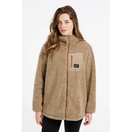 Protest fleece vest Sago lichtbruin afbeelding