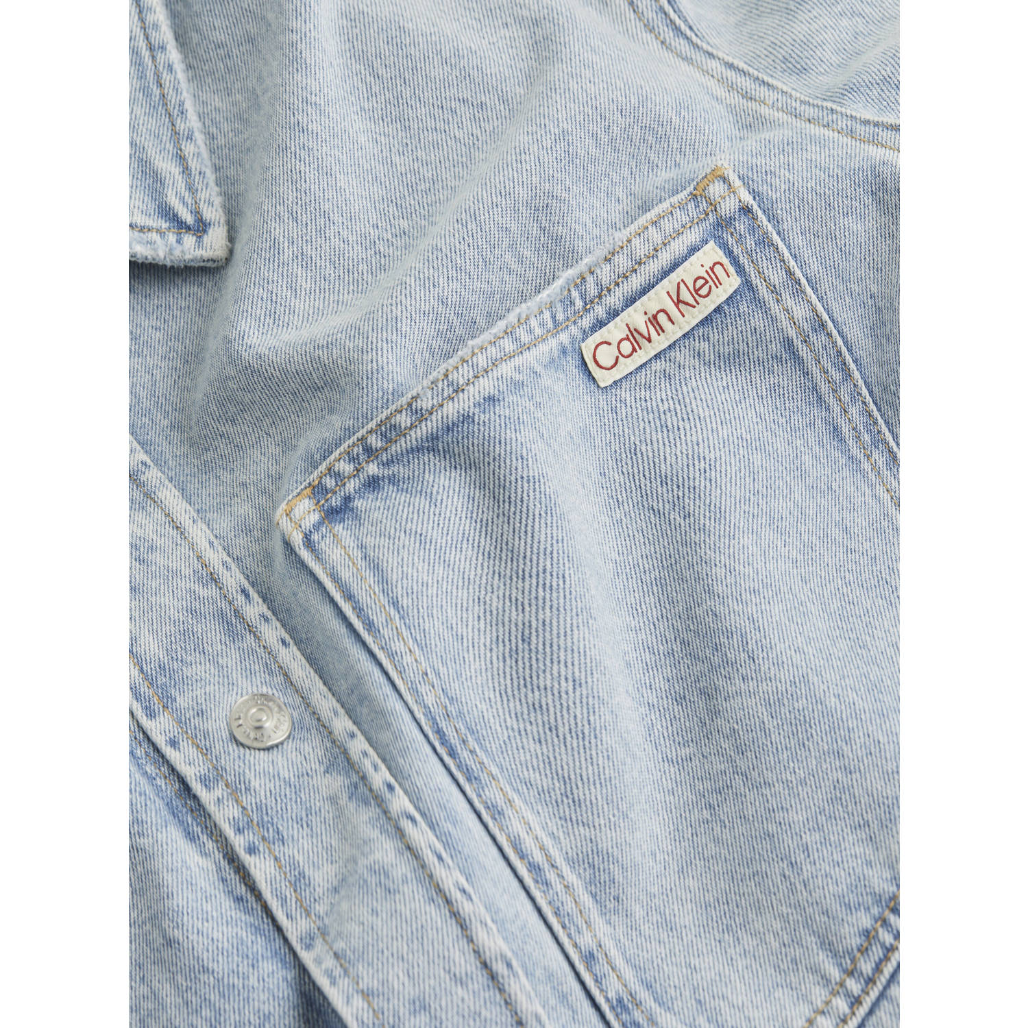 CALVIN KLEIN JEANS casual overhemd lichtblauw