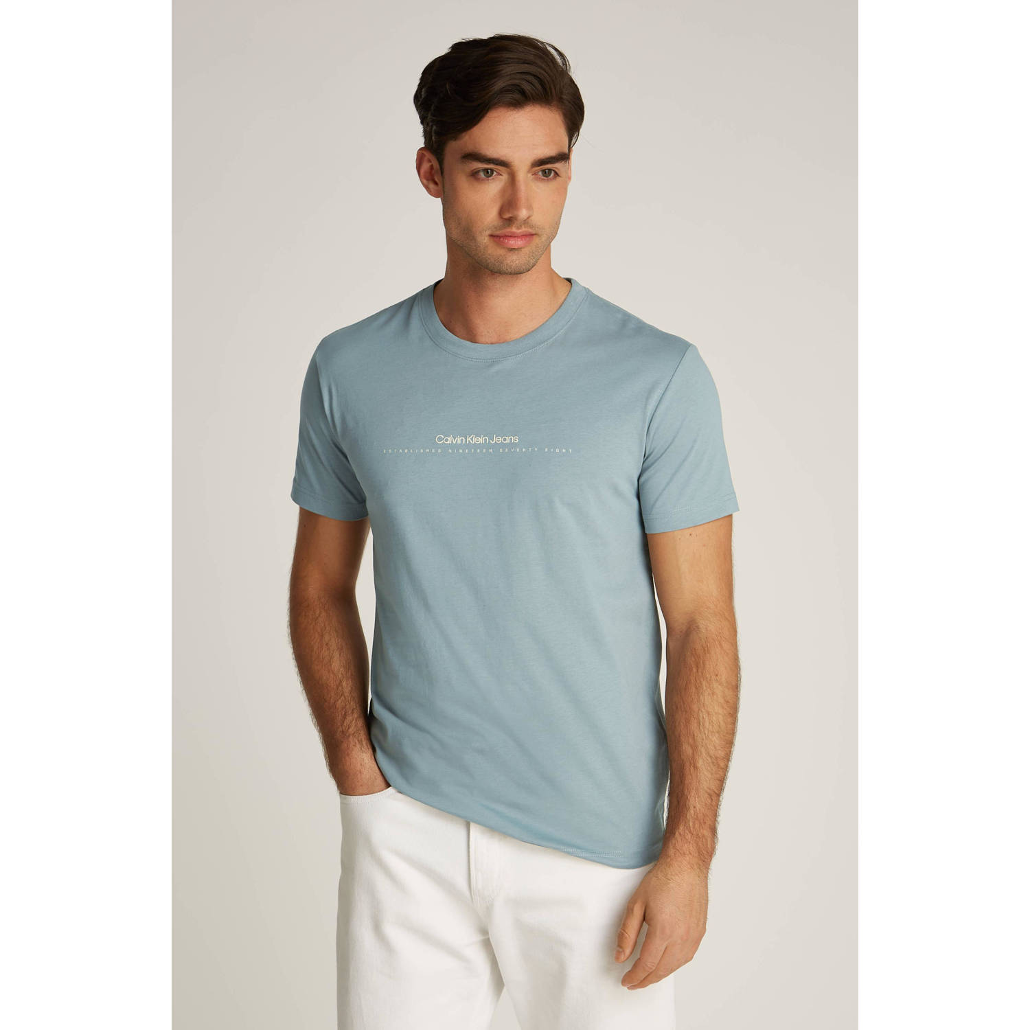 Calvin Klein Jeans Polo Shirt Lange Mouw MINIMAL LOGO TEE J30J327075