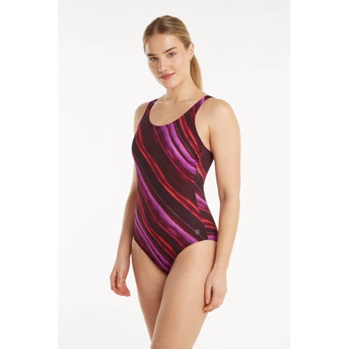 ten Cate Swim Tweka badpak roze/paars/rood afbeelding