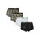 PIECES short PCLOGO (set van 4) bruin/wit/zwart