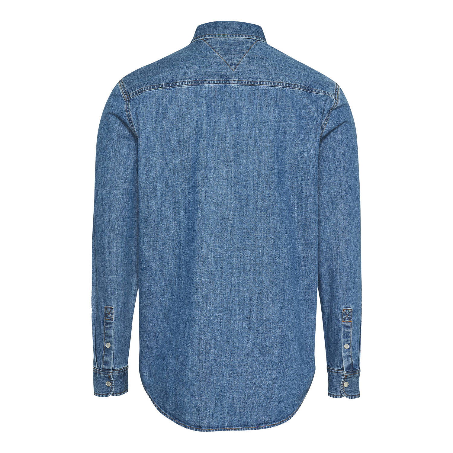 Tommy Jeans casual overhemd medium blue denim