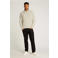 Tommy Jeans sweater halverits beige