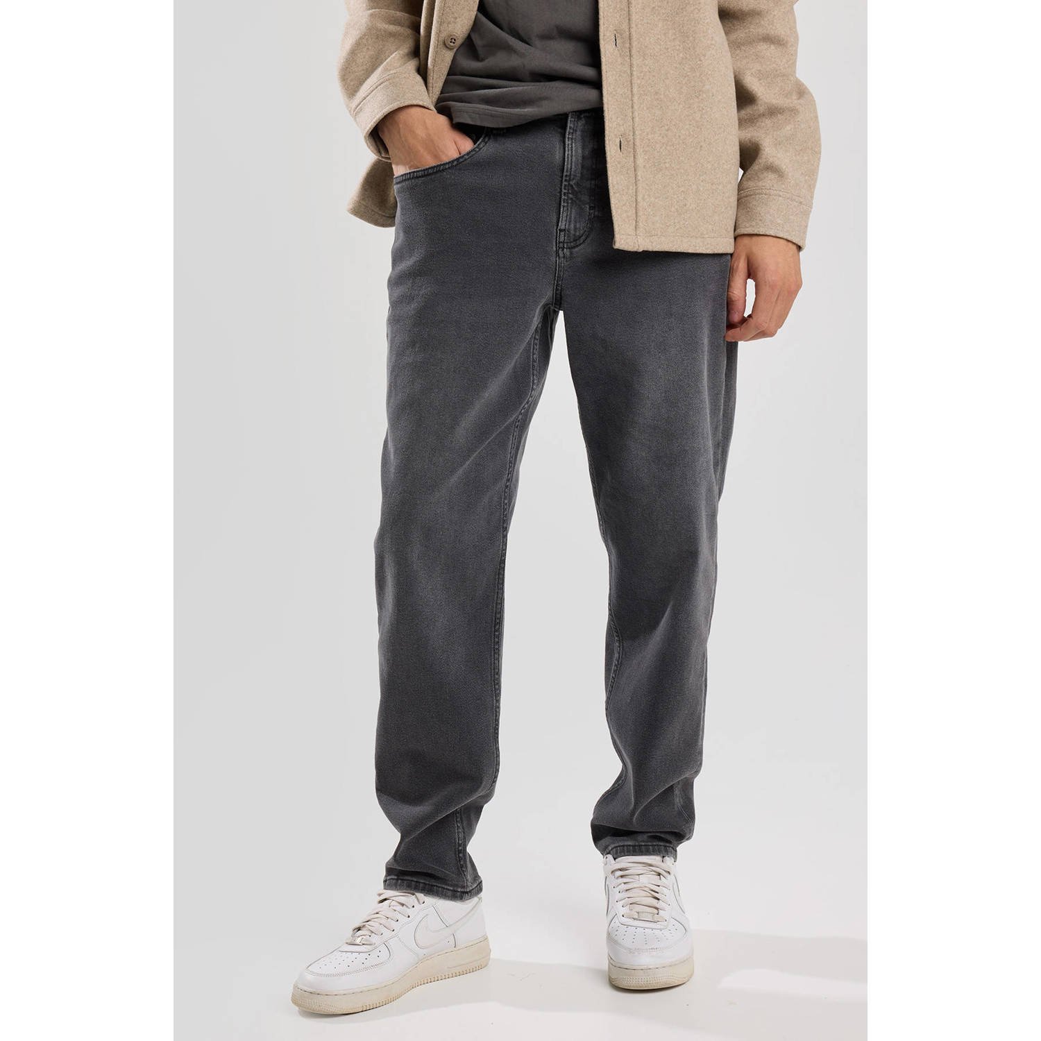 America Today relaxed jeans Delta grijs