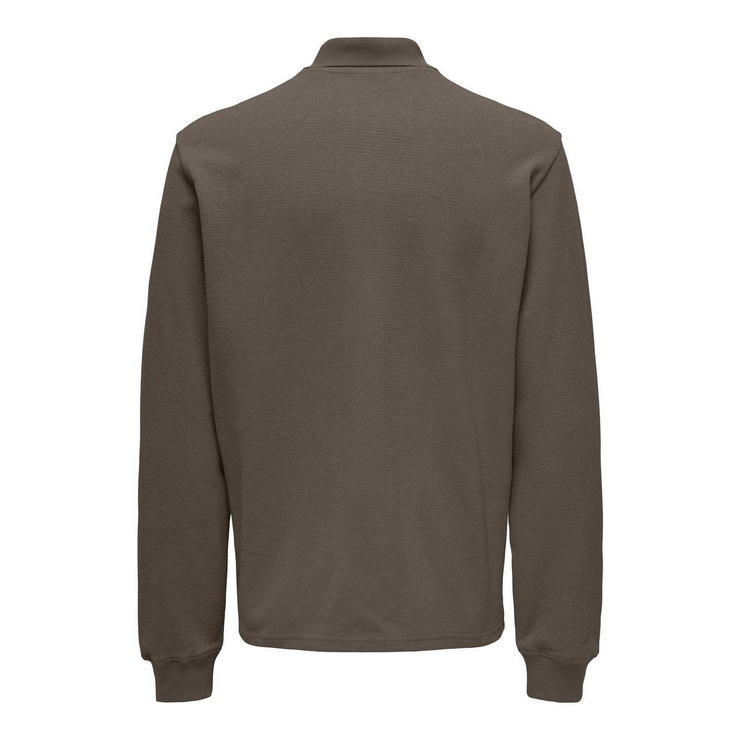 ONLY & SONS regular fit polo ONSTREVOR bruin