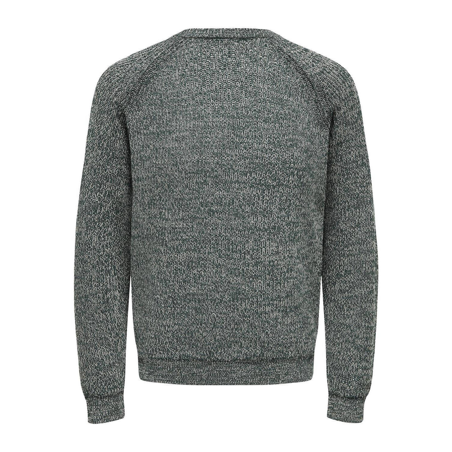 ONLY & SONS gebreide trui ONSFELIP groen