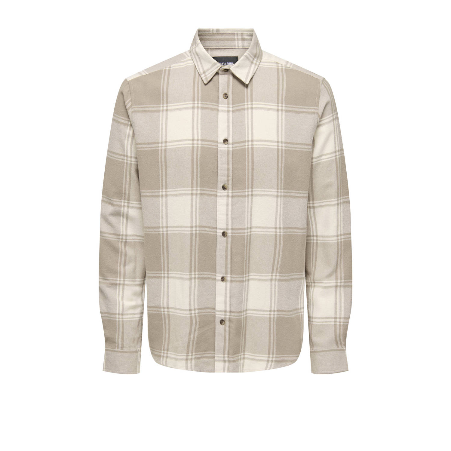 ONLY & SONS geruit slim fit overhemd ONSGUDMUND
